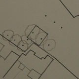 b. sandford - project 2, site plan, simple line drawing